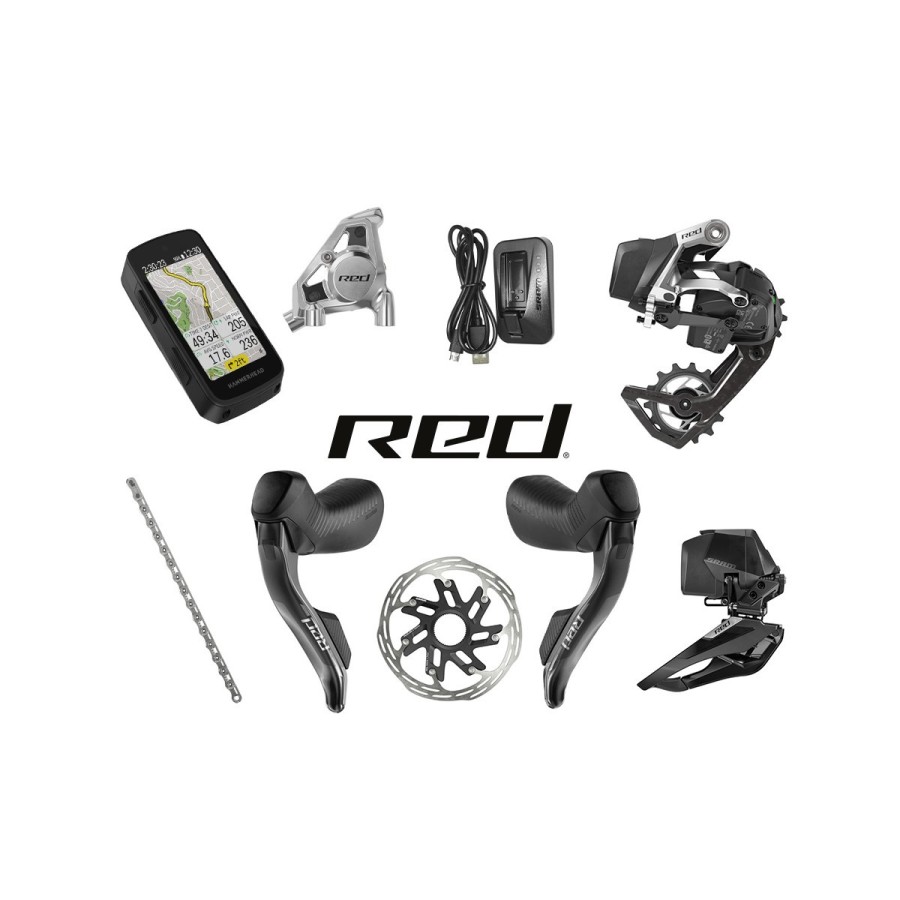 Nouveau groupe SRAM RED ETAP AXS 2X E1 AVEC GPS HAMMERHEAD KAROO 3 - S