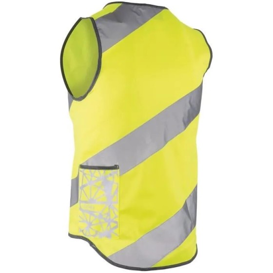Gilet vélo jaune réfléchissant - Wowow - CYCLES BLAIN