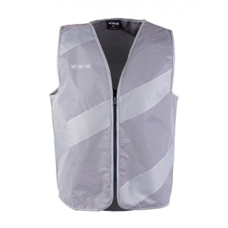 Gilet vélo réfléchissant Gris - Wowow
