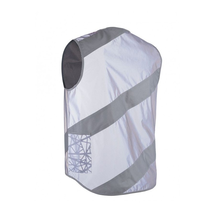 Gilet vélo réfléchissant gris - Wowow - CYCLES BLAIN