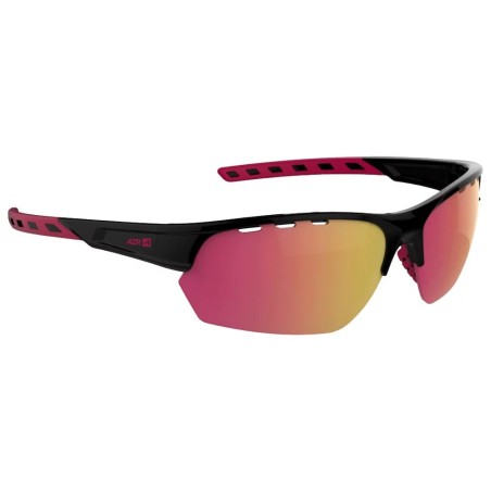 Lunettes Soleil Izoard Noire Vernie Rose - AZR