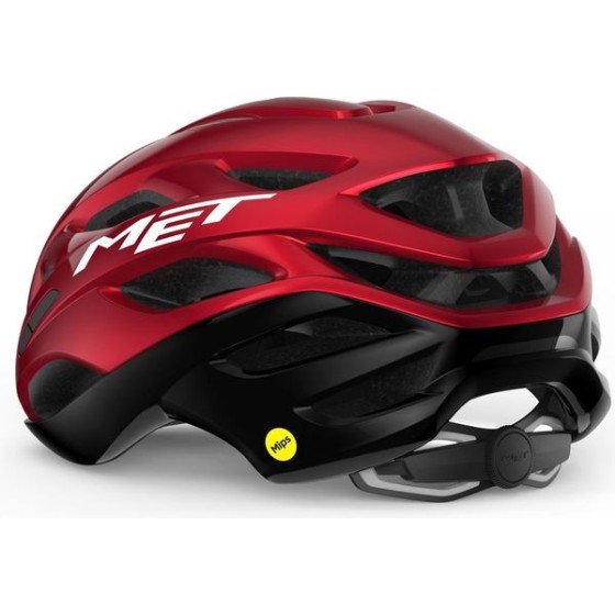 RIVALE MIPS Rouge Metalise - Met - CYCLES BLAIN