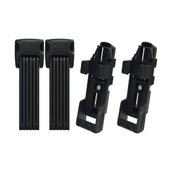 Lot 2 Antivols pliants vélo Bordo BIG 6000K/90 BK - Abus