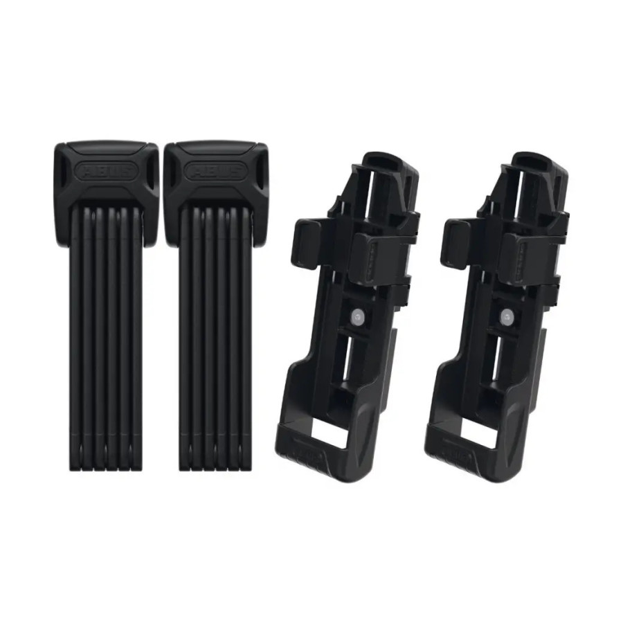 Lot 2 Antivols pliants vélo Bordo BIG 6000K/90 BK - Abus