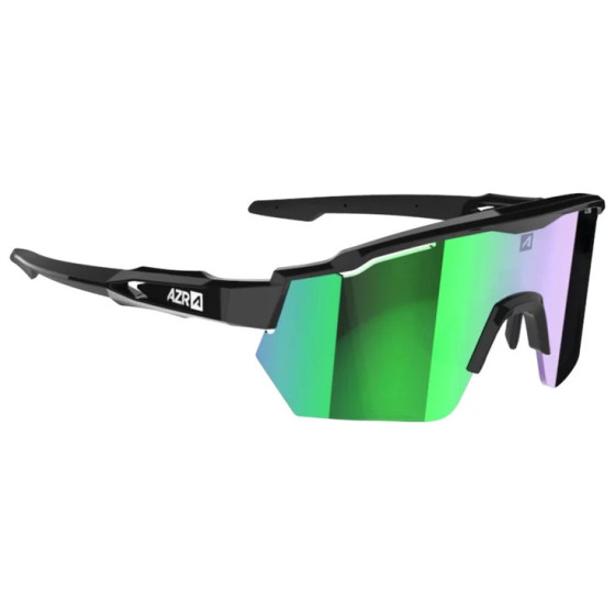 Lunettes de Soleil AZR Race Rx Vernie Noir Irisé Vert Photochromic