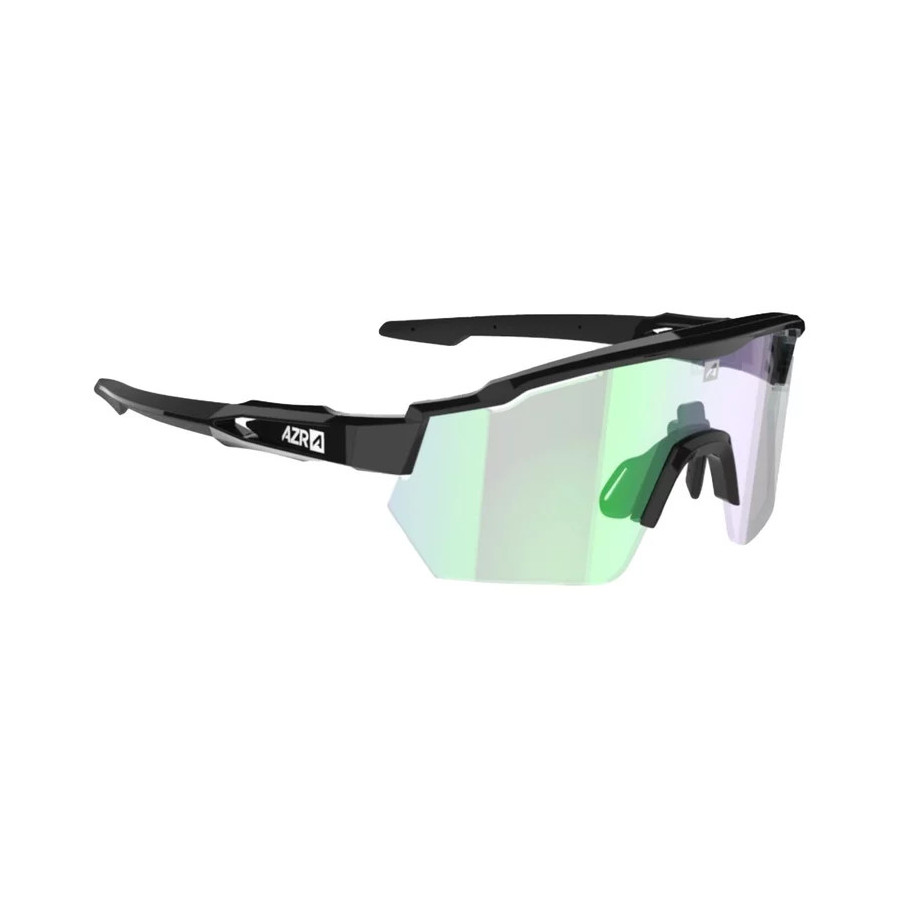 Lunettes de Soleil AZR Race Rx Vernie Noir Irisé Vert Photochromic