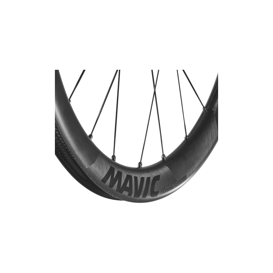 Paire Roues Carbone Cosmic SLR45 - 12x100 - 23mm - Ceramic - Mavic