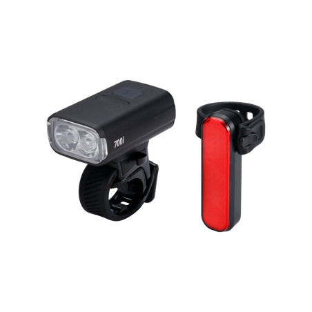Kit éclairage Vélo NanoStrike 700i avant + Signal arrière - BBB