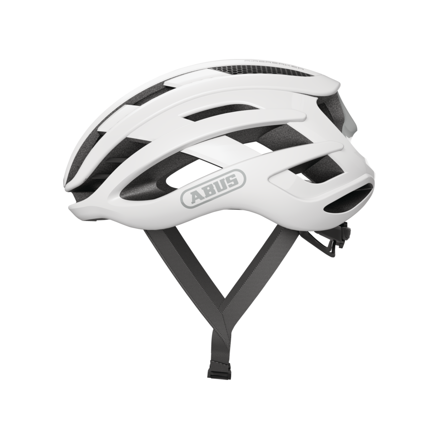 Casque vélo route gravel AirBreaker Blanc Polaire - Abus