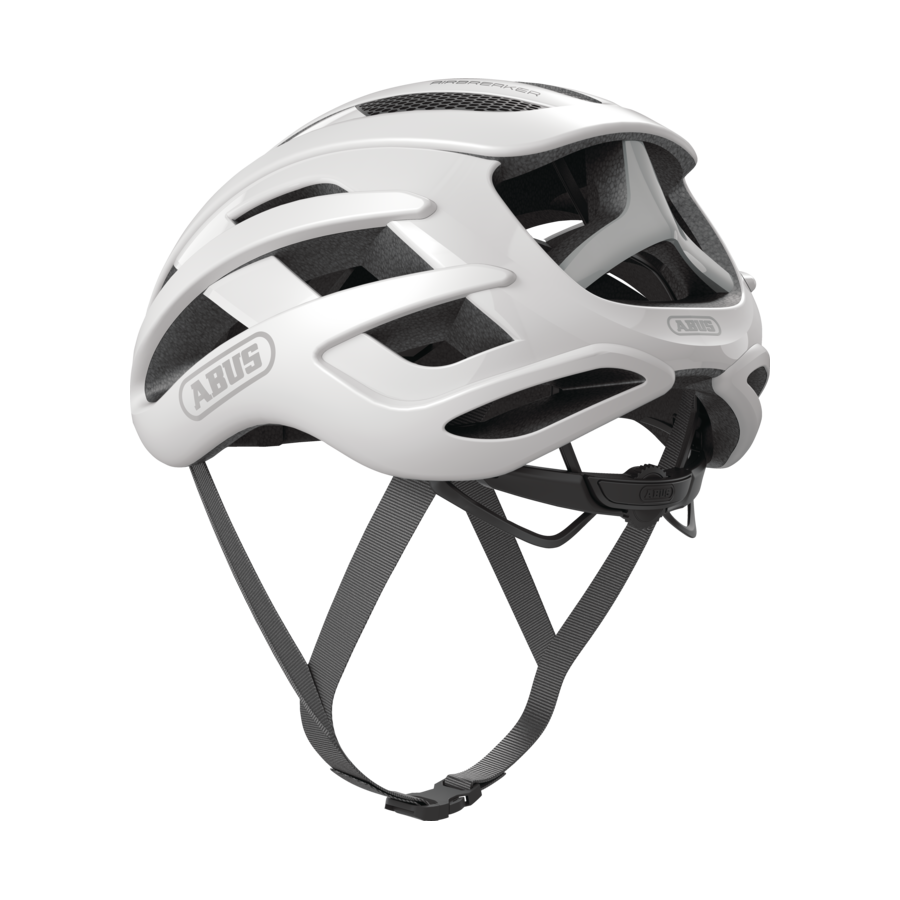 Casque vélo route gravel AirBreaker Blanc Polaire - Abus