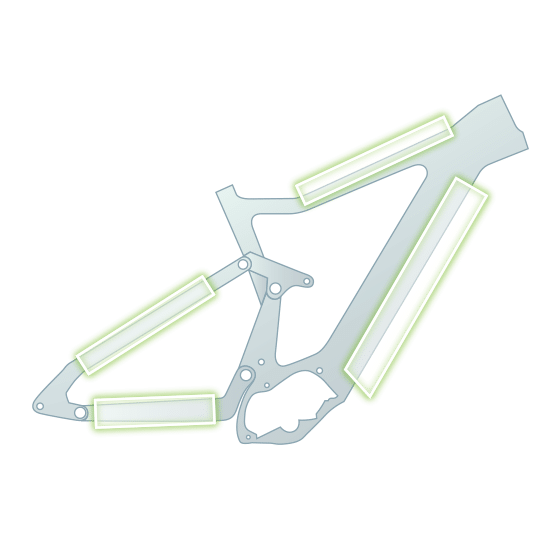 Kit Protection cadre e-bike Universel - Mat - RAD