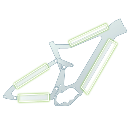 Kit Protection cadre e-bike Universel - Brillant - RAD