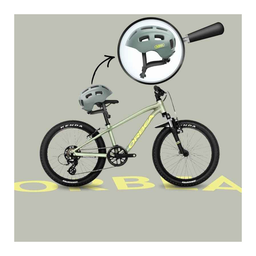 Pack VTT Enfant 20 pouces Orbea + Casque vélo Enfant Abus