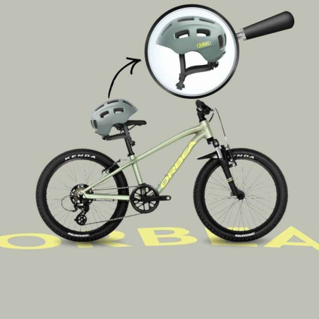 Pack VTT Enfant 20 pouces Mx 20 Xc Orbea + Casque Enfant Abus