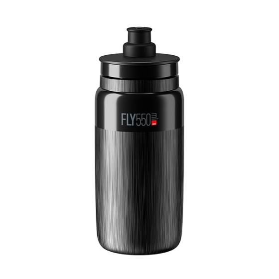 ELITE BIDON FLY TEX NOIR, LOGO GRIS 550ML