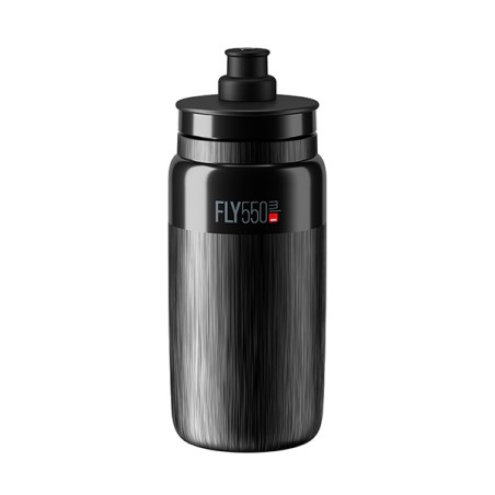 ELITE BIDON FLY TEX NOIR, LOGO GRIS 550ML