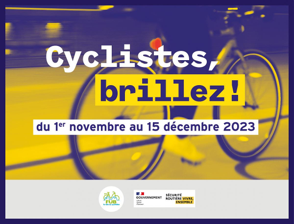 Campagne de la Fub pour l'éclairage en vélo