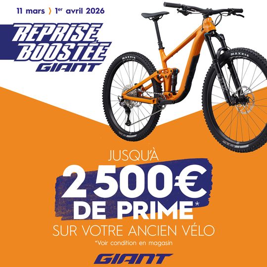 Reprises vélos boostées Giant et Liv